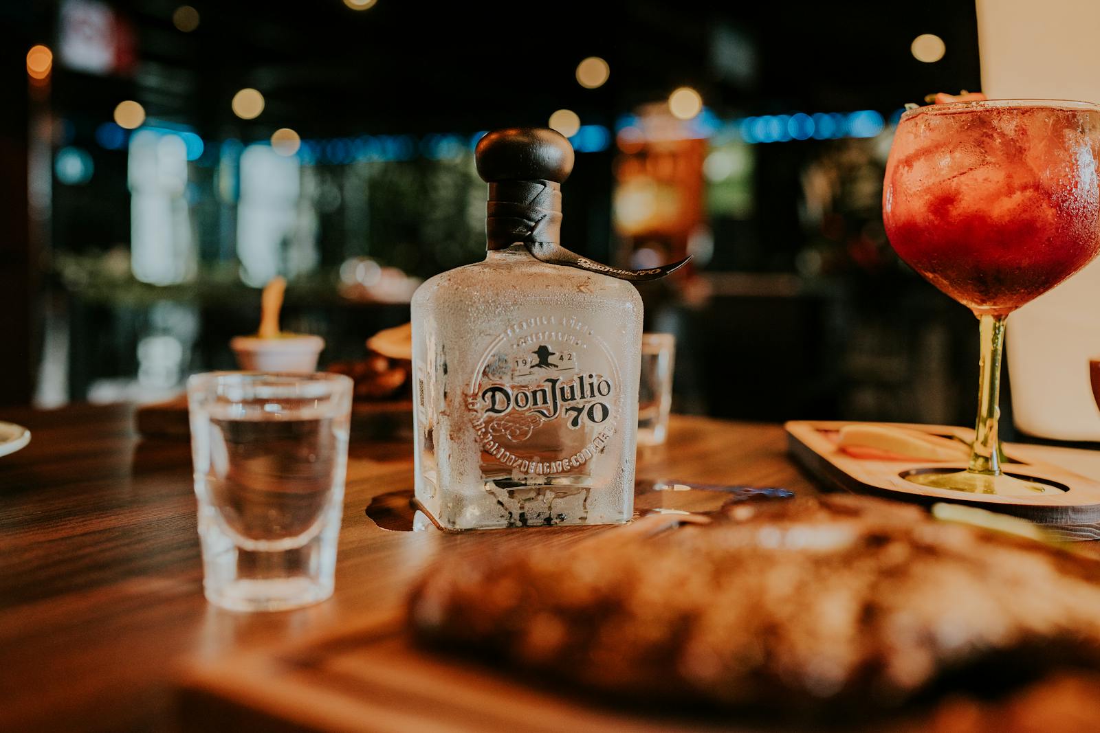 Don Julio Tequila on Table